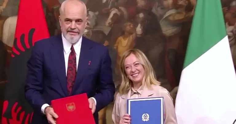 ইতালি ও আলবেনিয়ার সরকারপ্রধান